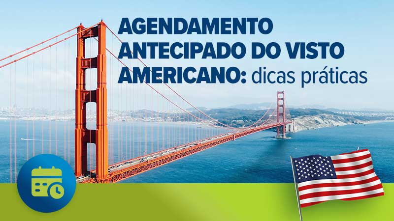Agendamento rápido de visto americano