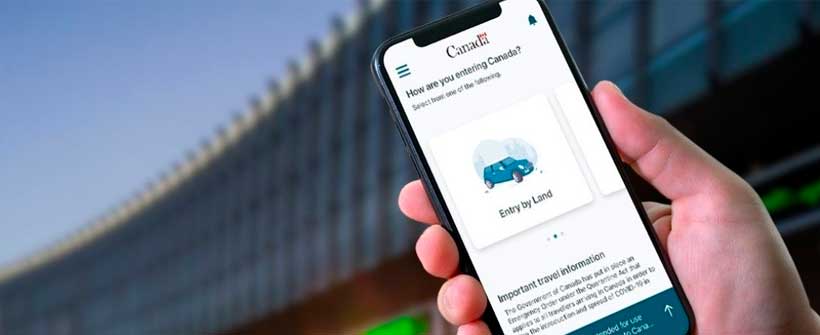 ArriveCan Aplicativo de controle para viagens ao Canadá
