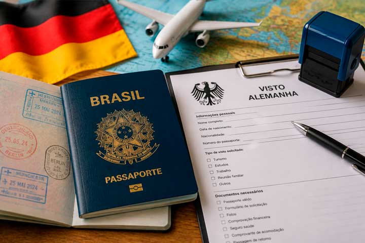 Formulário para visto alemão
