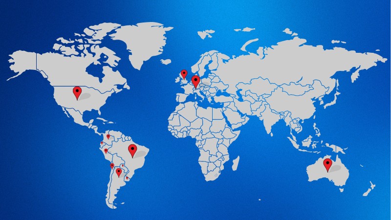 Países elegíveis ao eTA-IL
 Países elegíveis ao eTA-IL