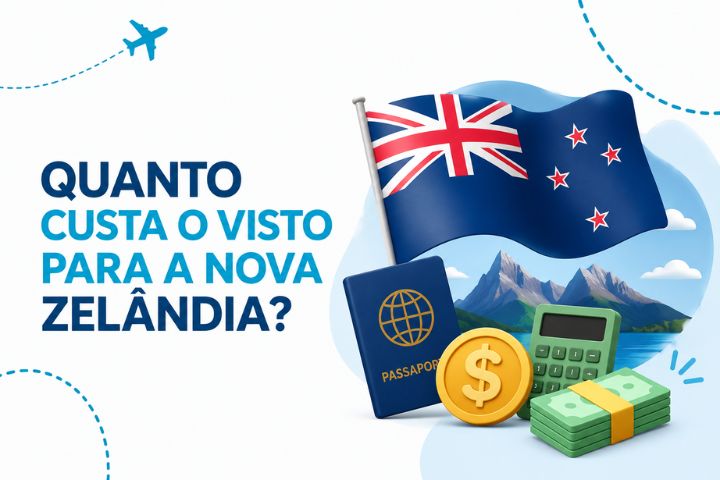 Quanto custa o visto para Nova Zelândia?