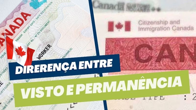 Diferença entre validade do visto e permanência no Canadá