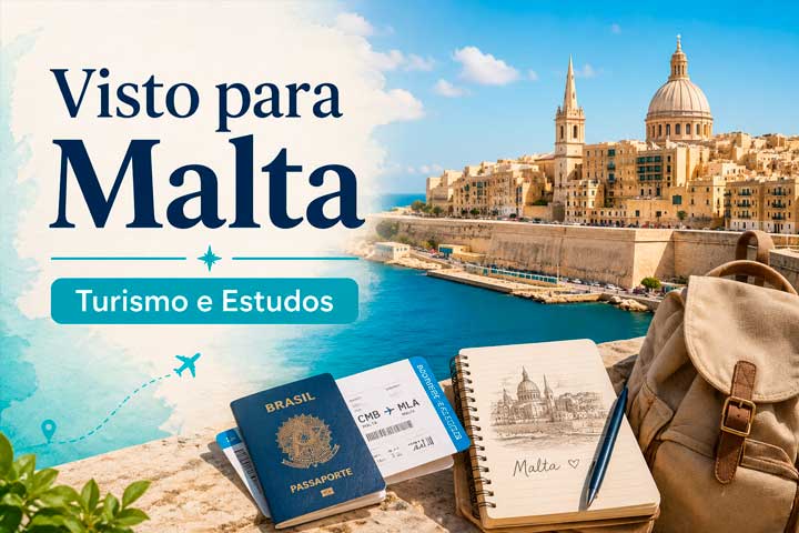 Visto para Malta: regras de turismo e estudos para 2026